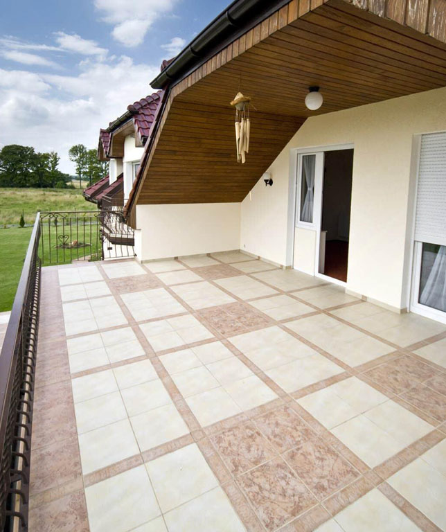 Terrace Floor Tiling
