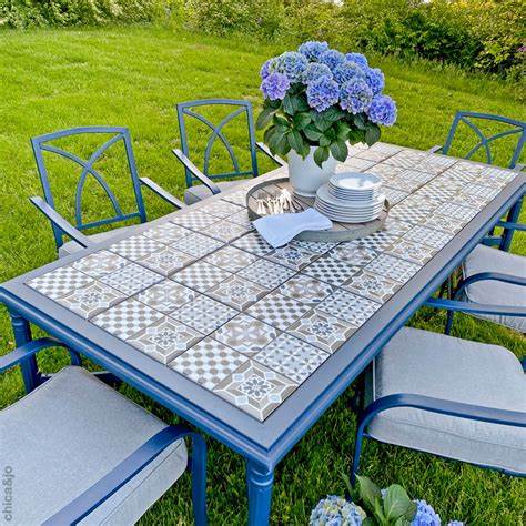 Tile Top Patio Table