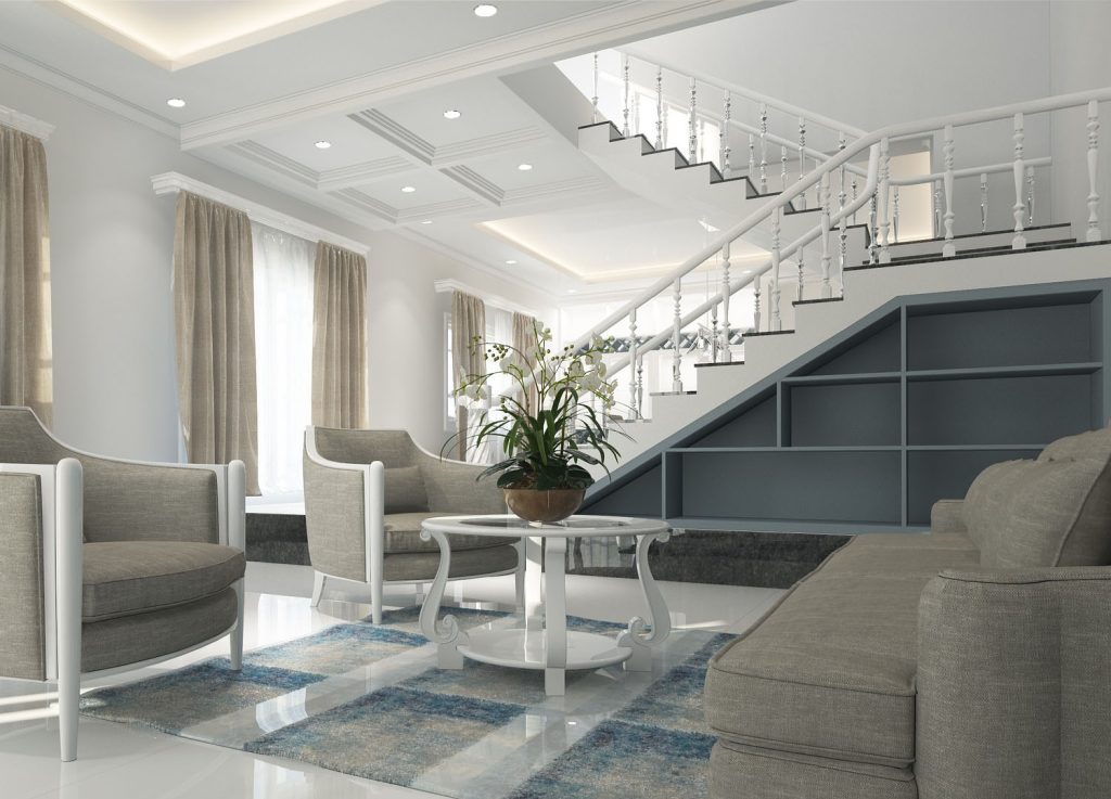 Luxury Living Room Tiling on Budget