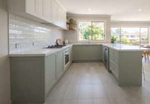 Kitchen renovation tiling