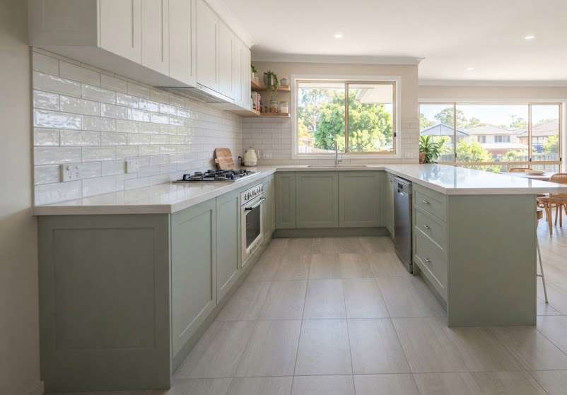Kitchen renovation tiling