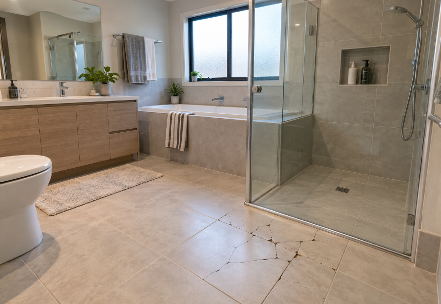 Bathroom tile repair